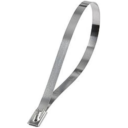 Allstar Performance Cable Tie, 7-1/2 in L, Stainless Steel, 8 PK ALL34262